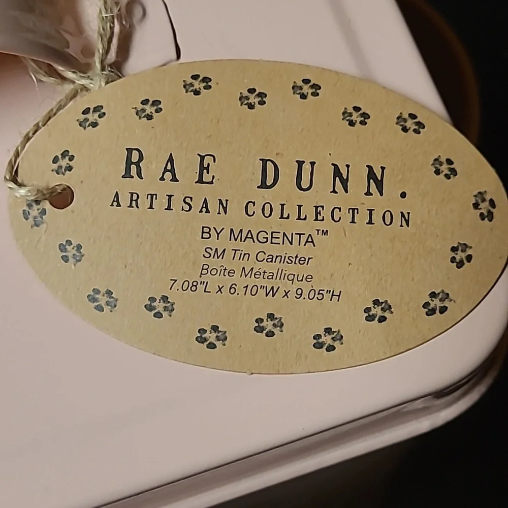 Rae Dunn Tin Canister